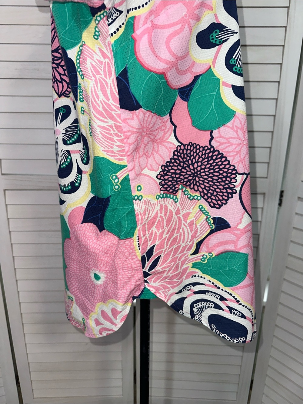 Talbots Floral Cotton Popover Long Sleeve Top Tunic Size Medium - Picture 11 of 14